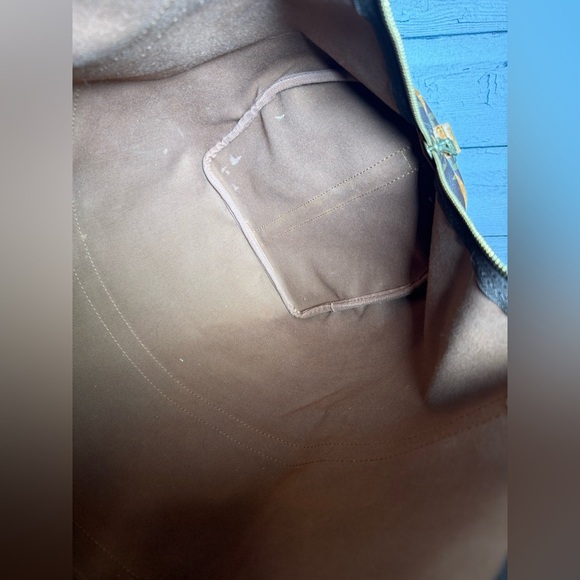 Louis Vuitton Keepall 50 Bandouliere brown monogram leather duffle travel bag - Picture 13 of 16